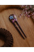 Painted Wooden Hair Stick